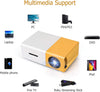 Mini Multifunctional Portable  Projector™ YG-300 Mini Projector , HDMI/USB/Type-C, Built-in Speaker, Compact Home Theater Projector